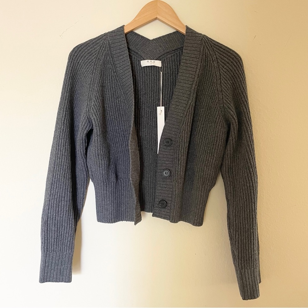 One Grey Day Sutton Chainette Cardigan - Picture 5 of 8